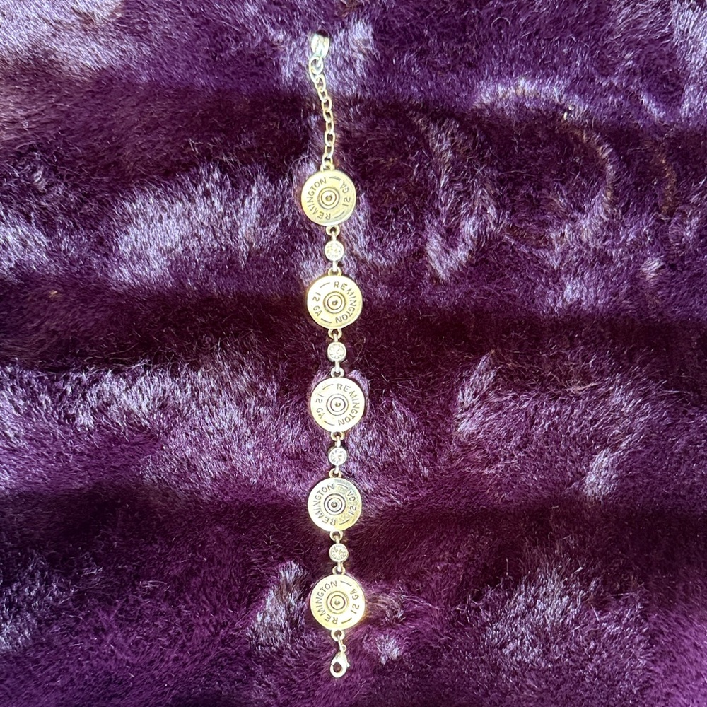 Remington 12 gage shotgun shell bracelet